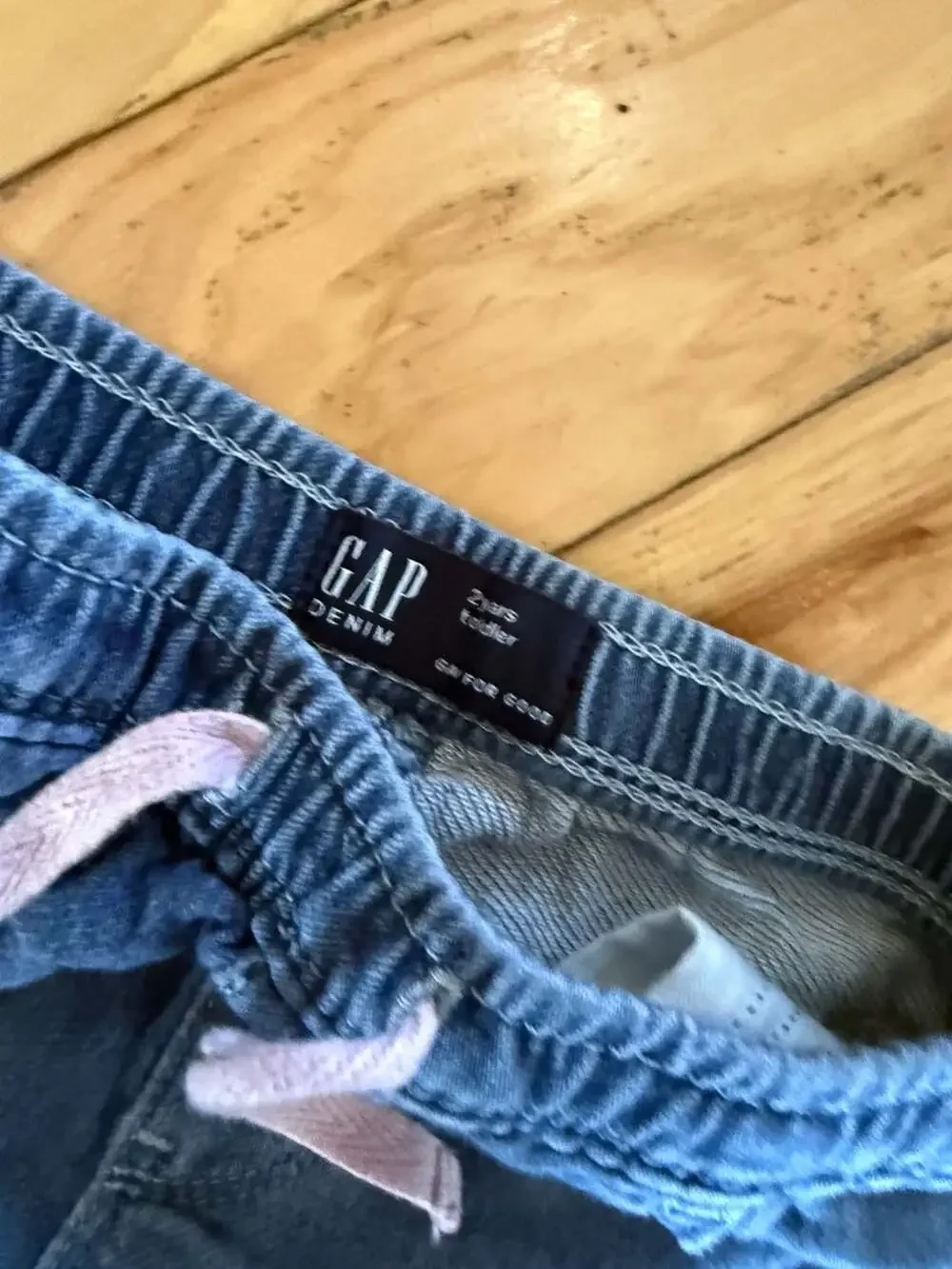 Gap Denim Toddler Blue Pull-On Shorts Size 2 Years